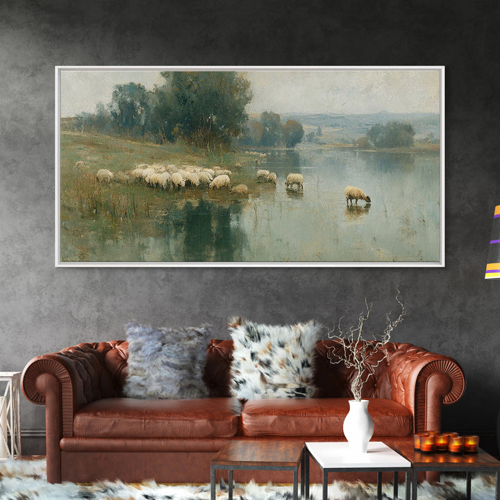 Still Waters Peace | Framed Canvas Print | Christian Wall Art | Christian Art Canvas | Christian Art | Christian Paintings | Christian Deco