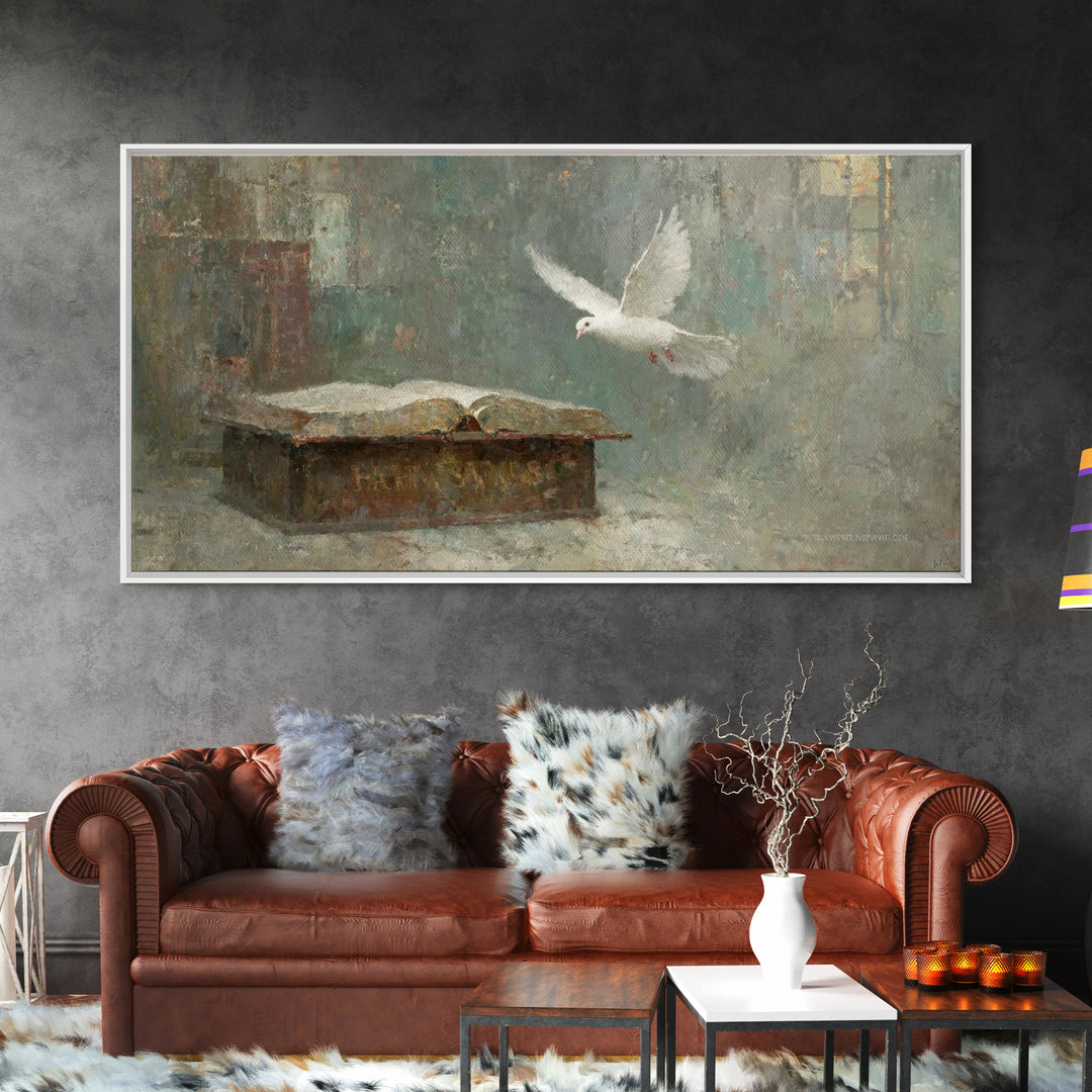 Morning Mercy – Framed Canvas Print – Christian Wall Art – Christian Art Canvas – Christmas Art – Christian Christmas Decor – Moody Christm