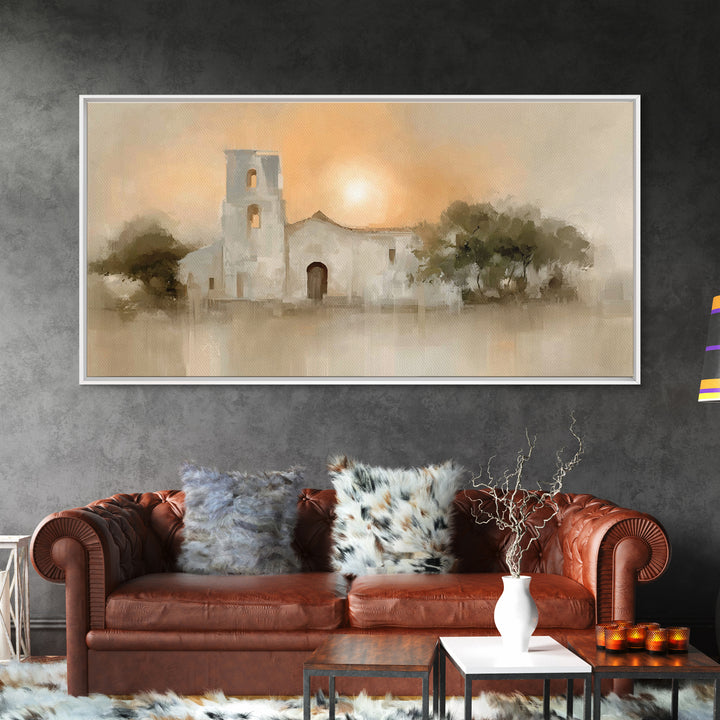 Sacred Mission – Framed Canvas Print – Christian Art Canvas – Christian Wall Art – Minimalist Christian Art – Christian Decor – Christmas A