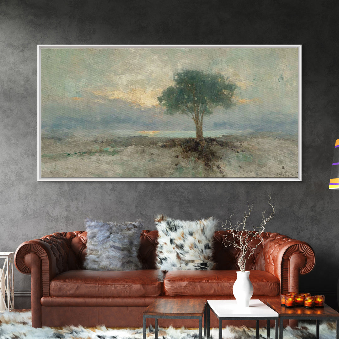 Dawnstead Tree – Framed Canvas Print – Christian Art – Vintage Christian Art – Christian Wall Art – Christian Art Canvas – Subtle Christian