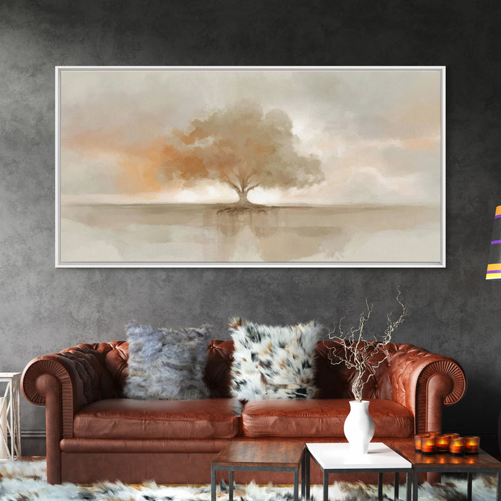 Autumn Refuge – Framed Canvas Print – Christian Art Print – Christian Wall Art – Vintage Christian Art – Christian Art Canvas – Christian G
