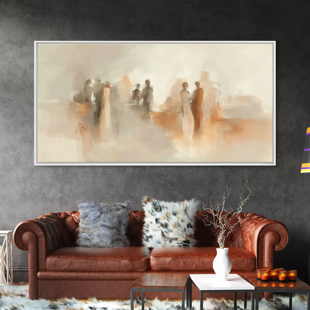 Gathered In Grace – Framed Canvas Print – Christian Wall Art – Christian Art Canvas – Modern Christian Art – Christian Painting