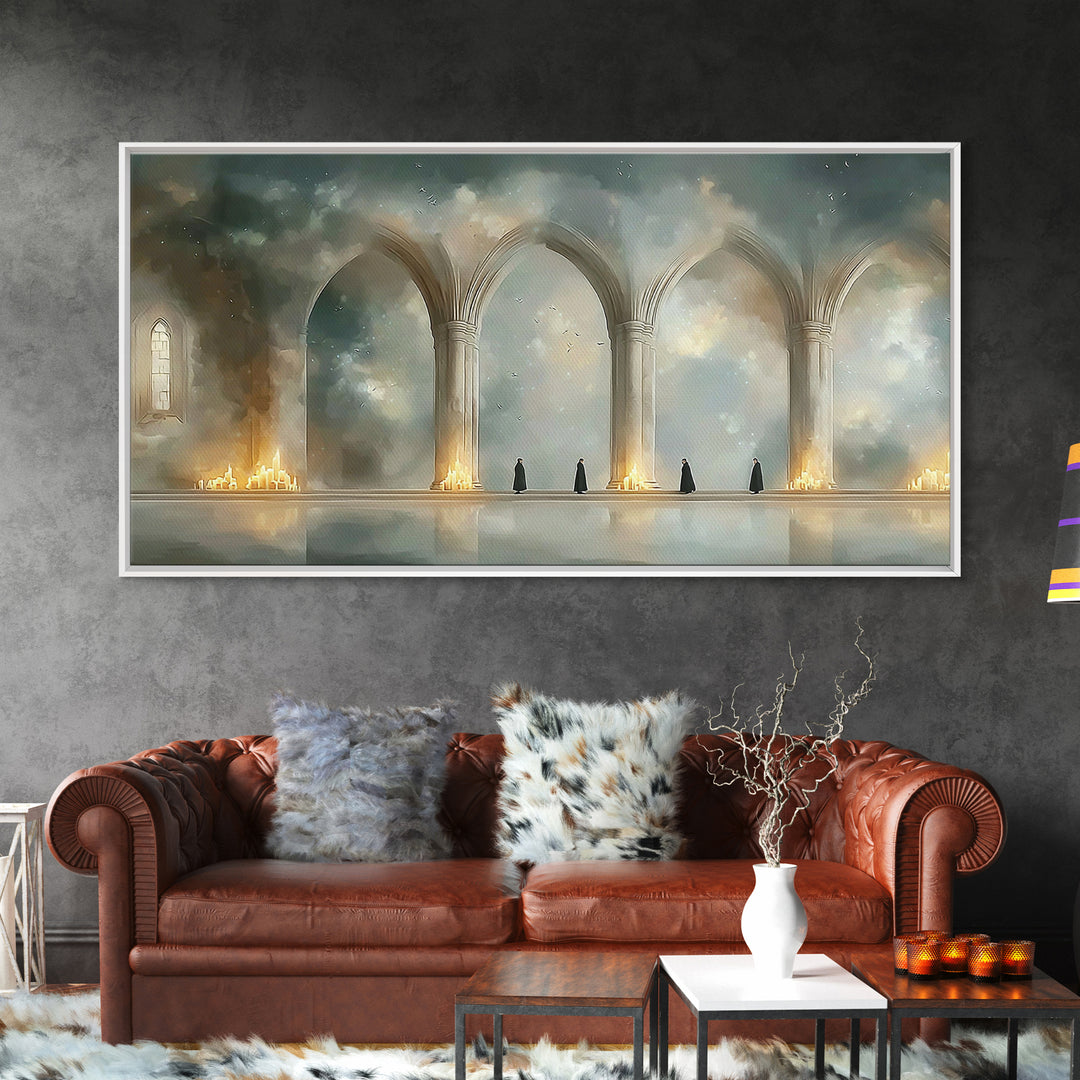 Cathedral Calm, Framed Canvas Print, Christian Wall Art, Christian Art Work, Modern Christian Art, Christian Art Canvas, Christian Decor, S