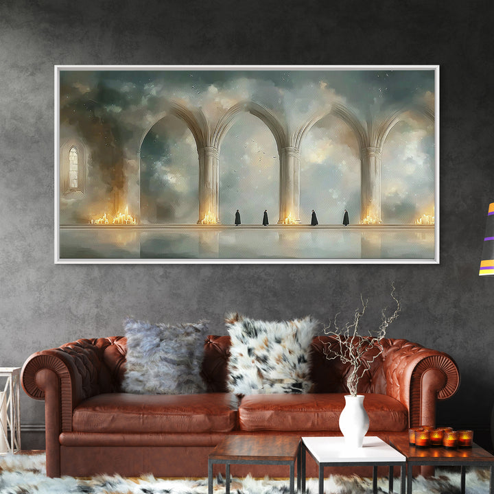 Cathedral Calm, Framed Canvas Print, Christian Wall Art, Christian Art Work, Modern Christian Art, Christian Art Canvas, Christian Decor, S