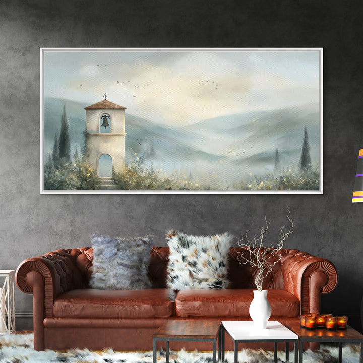 Bell Of Hope – Framed Canvas Print – Christian Decor – Christian Wall Art – Christian Art Canvas – Modern Christian Art