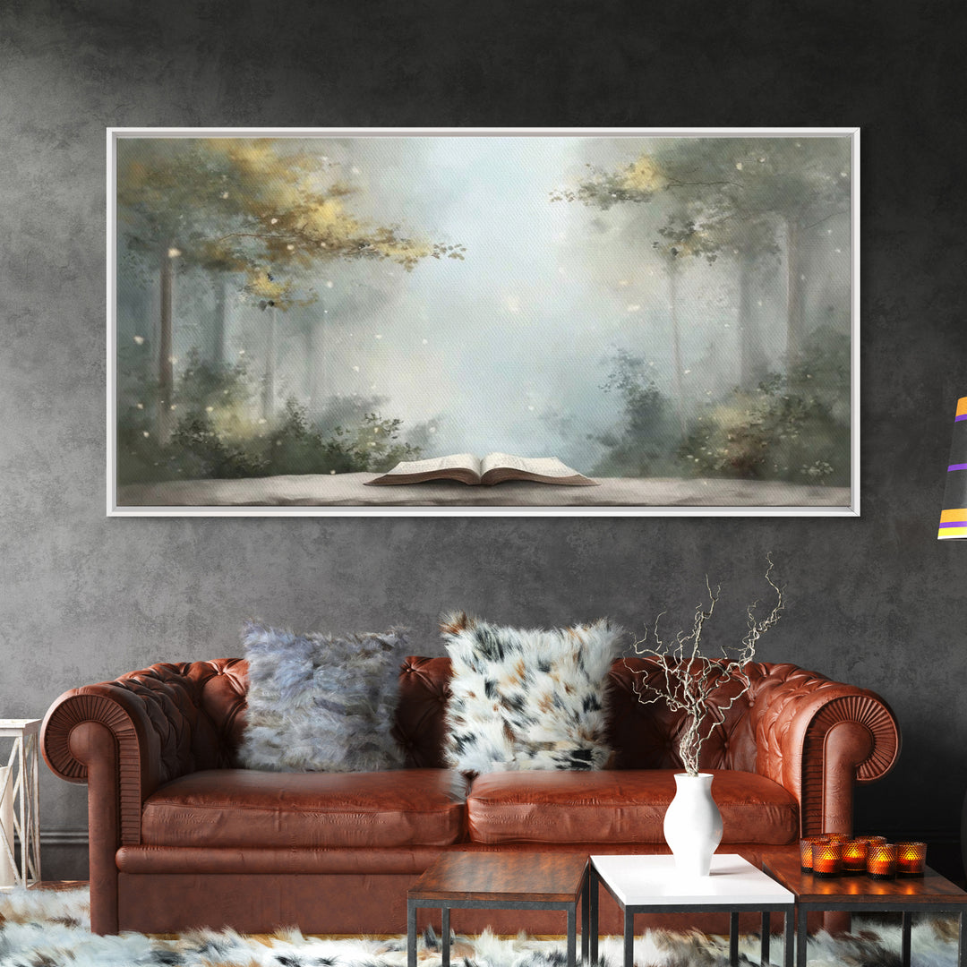 Sacred Passage - Framed Canvas Print - Christian Art Canvas - Christian Wall Art - Christian Painting - Christian Decor - Christian Art Gif