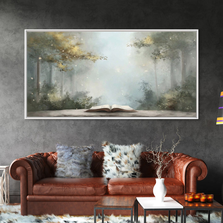 Sacred Passage - Framed Canvas Print - Christian Art Canvas - Christian Wall Art - Christian Painting - Christian Decor - Christian Art Gif