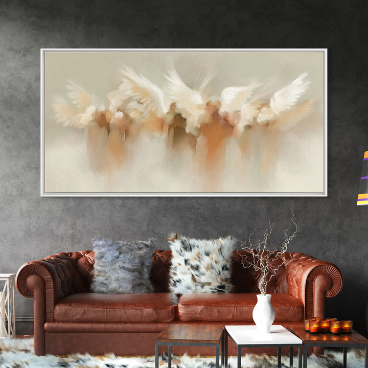 Heavenly Chorus – Framed Canvas Print – Christian Wall Art – Christian Art Canvas – Christian Christmas Decorations – Christmas Art Prints
