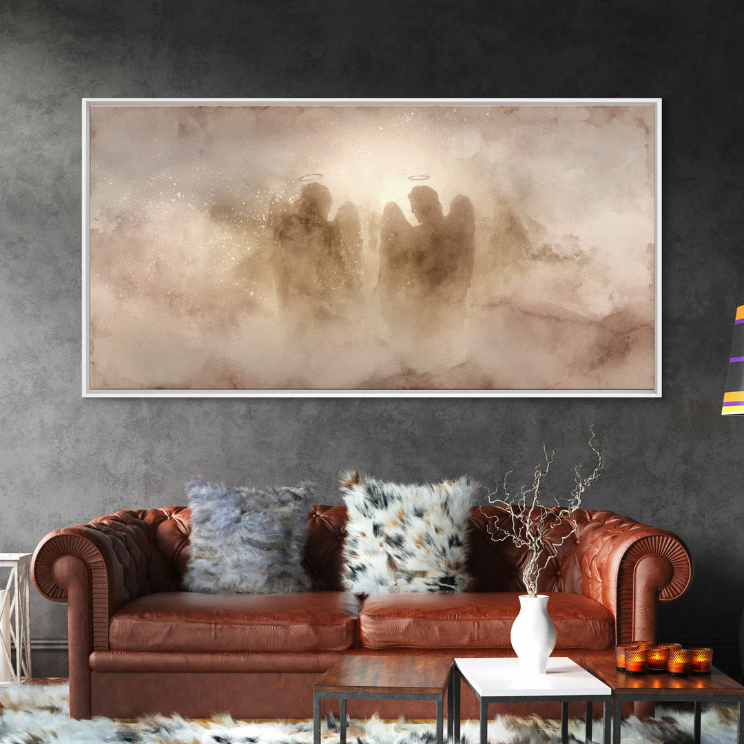 Hallowed Gathering – Framed Canvas Print – Christian Art Canvas – Christian Wall Art – Minimalist Christian Art – Christian Art Work – Chri