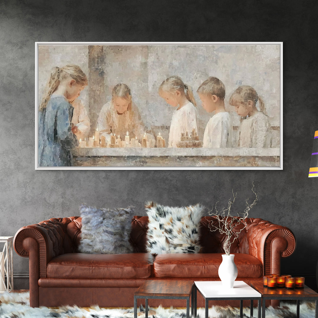 Sacred Journey – Framed Canvas Print – Christian Wall Art – Abstract Christian Art – Jesus Painting – Christian Art Canvas – Christian Chri
