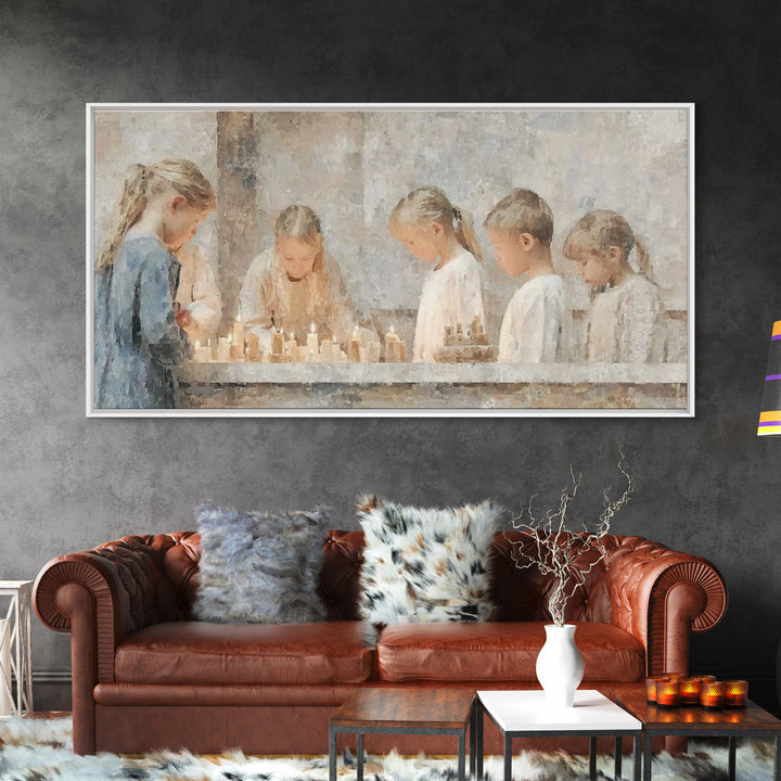Sacred Journey – Framed Canvas Print – Christian Wall Art – Abstract Christian Art – Jesus Painting – Christian Art Canvas – Christian Chri