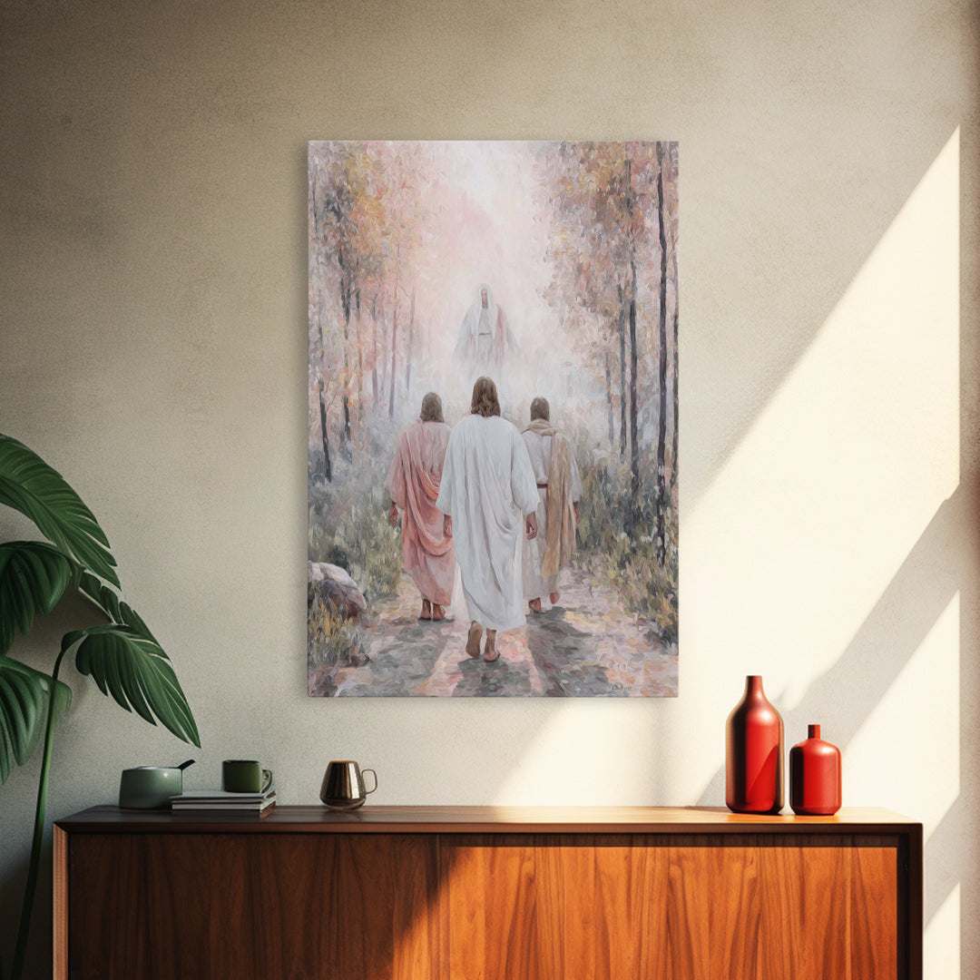 Forest Revelation, Framed Canvas Print, Christian Art Canvas, Christian Wall Art, Christian Paintings, Christian Art Work, Christian Gift I