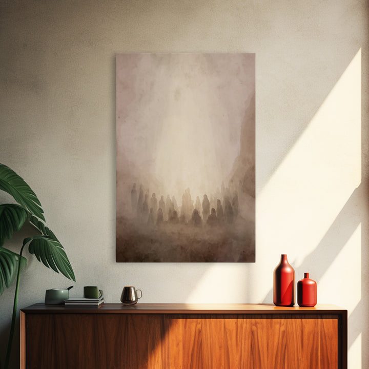 Valley Of Glory – Framed Canvas Print – Christian Wall Art – Christian Art Canvas – Subtle Christian Art – Christian Paintings – Christian