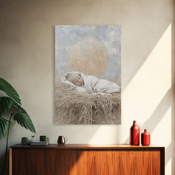 Holy Dawn Light – Framed Canvas Print – Christian Art – Jesus Painting – Christian Wall Art – Christian Art Canvas – Christian Decor