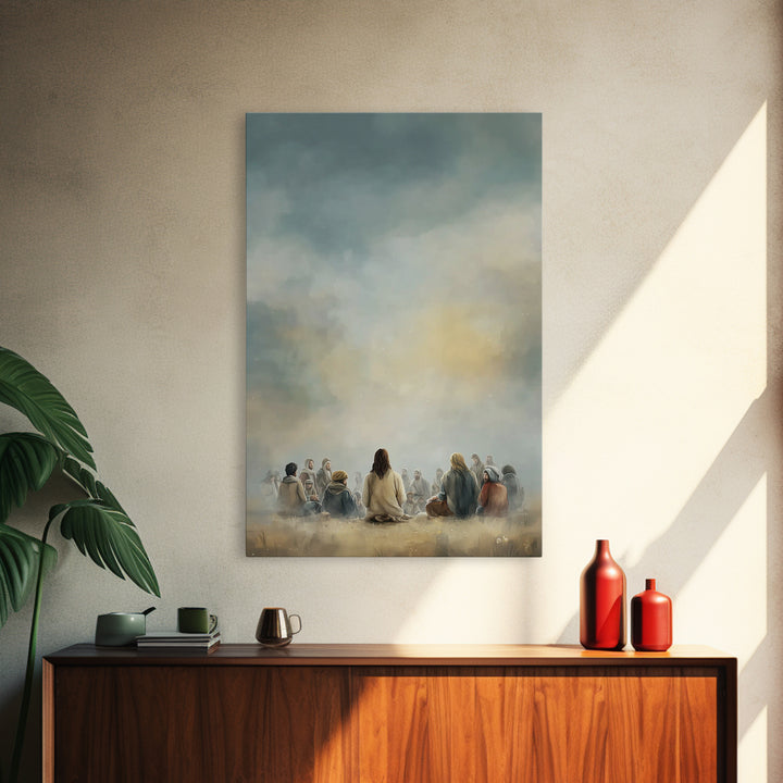 Circle Of Faith – Framed Canvas Print – Christian Art Canvas – Christian Wall Art – Jesus Painting – Christian Art – Christian Decor – Mode