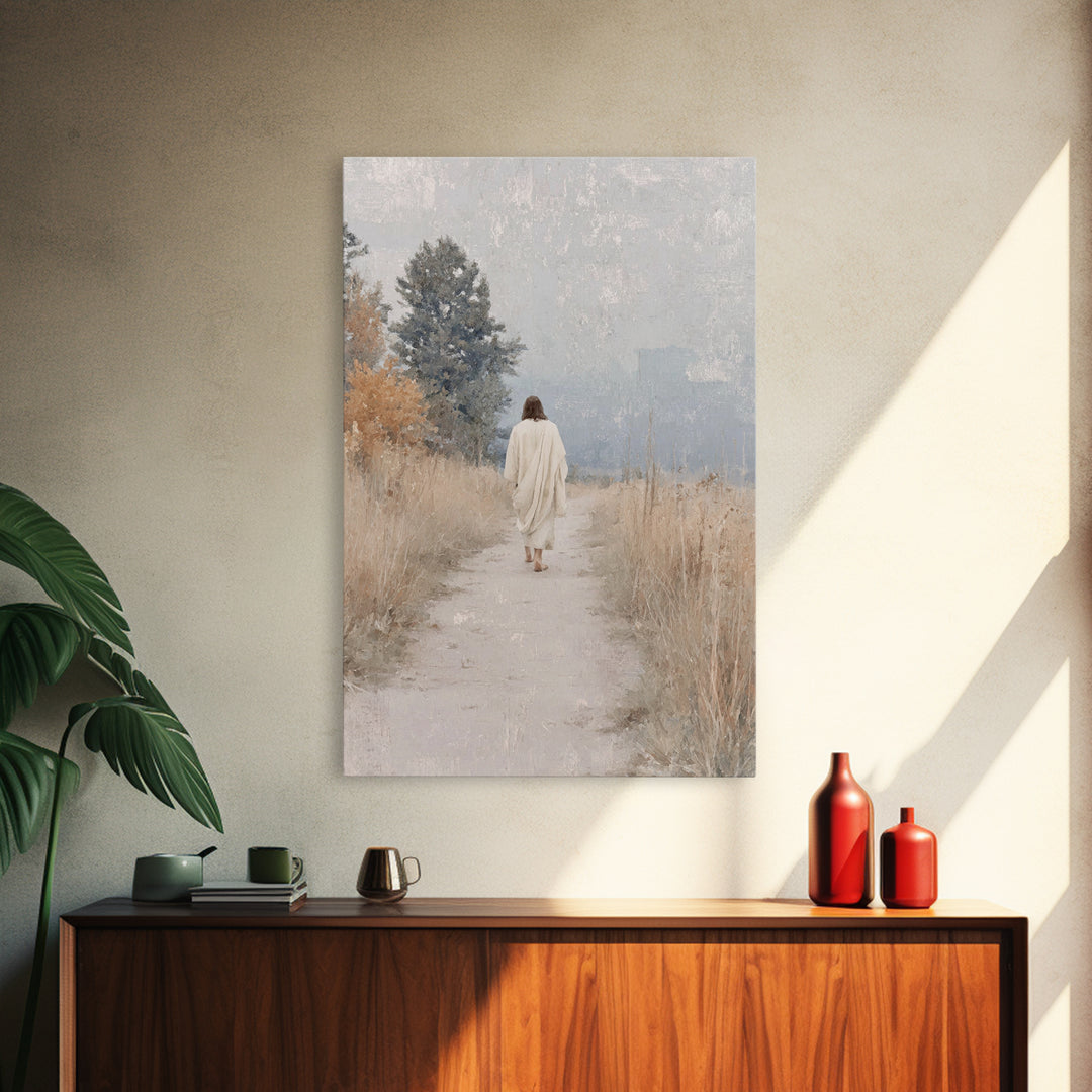 Garden Of Hope – Framed Canvas Print – Christian Wall Art – Christian Art Canvas – Jesus Painting – Christian Art Print – Christian Gift