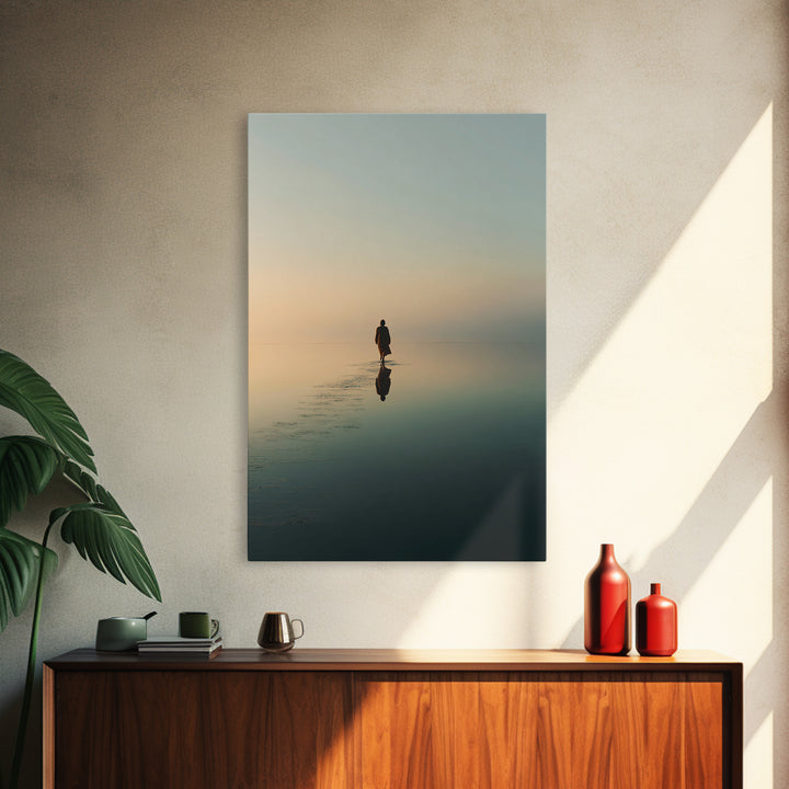 Dawn Of Mercy | Framed Canvas Print | Christian Art Canvas | Christian Wall Art | Jesus Painting | Modern Christian Art | Christian Gift Id