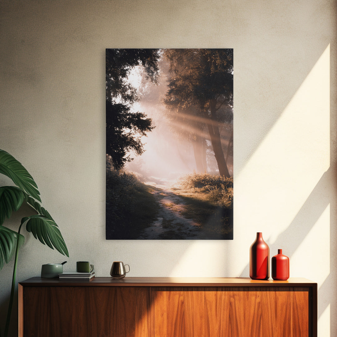 Path Of Glory – Framed Canvas Print – Christian Wall Art – Christian Art Canvas – Pastoral Scenery – Christian Art – Christian Gift Ideas