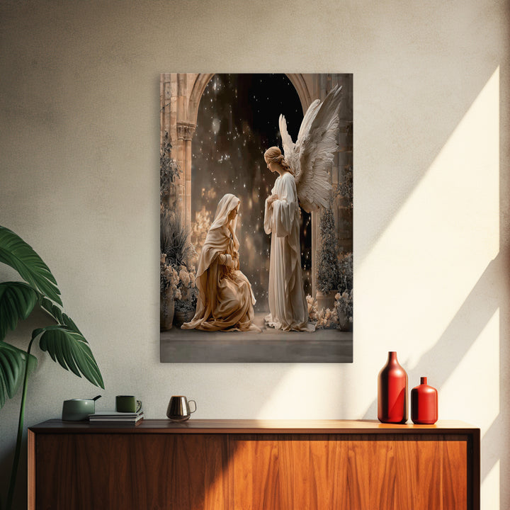 Fields Of Mercy – Framed Canvas Print – Christian Painting – Christian Art Canvas – Christian Wall Art – Christian Decor – Subtle Christian