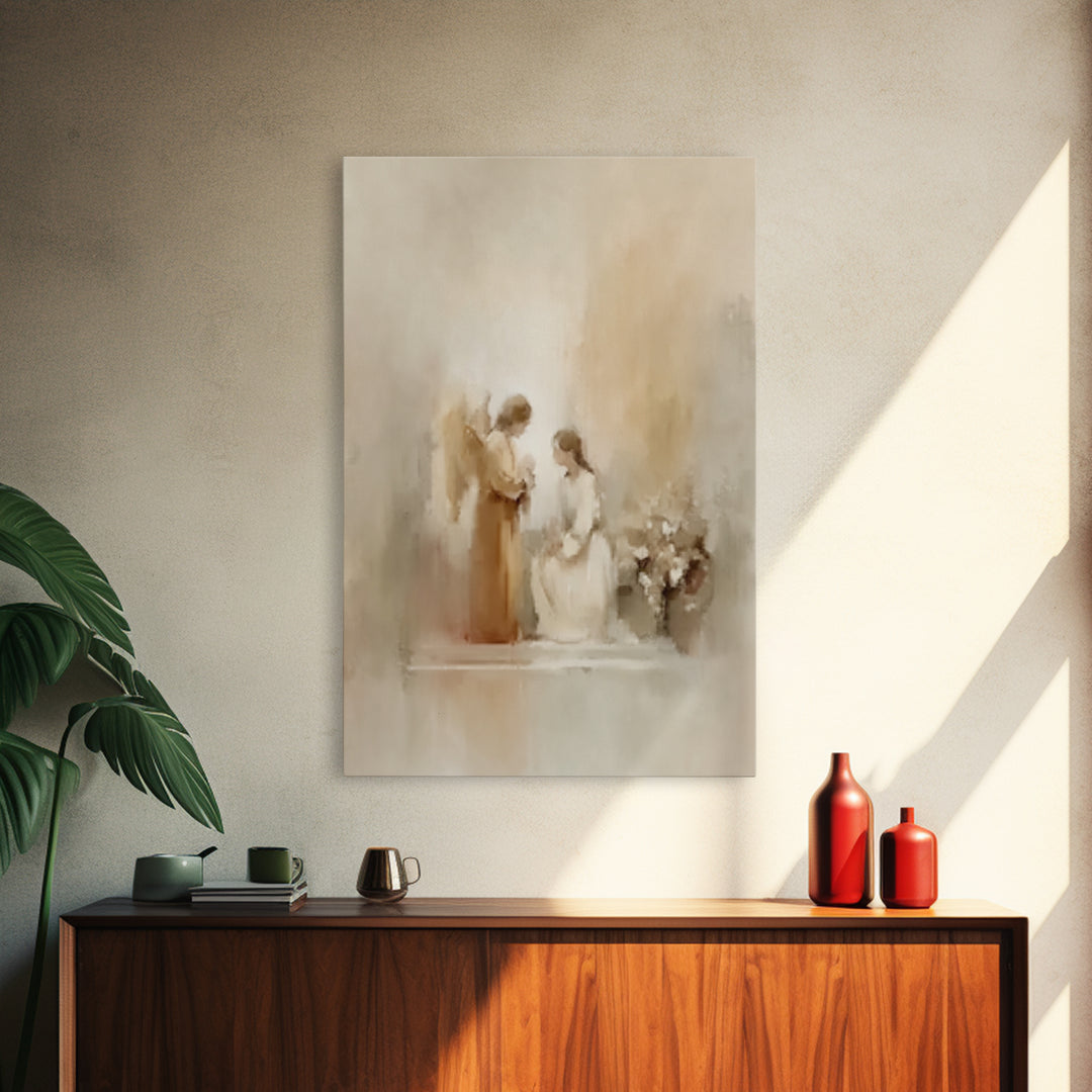 Garden Of Grace – Framed Canvas Print – Christian Art Canvas – Christian Wall Art – Christmas Art – Christian Decor – Christian Art
