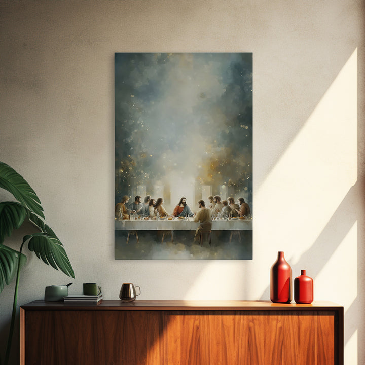 Eternal Light – Framed Canvas Print – Christian Art – Jesus Painting – Christian Wall Art – Christian Christmas Art – Christian Art Canvas