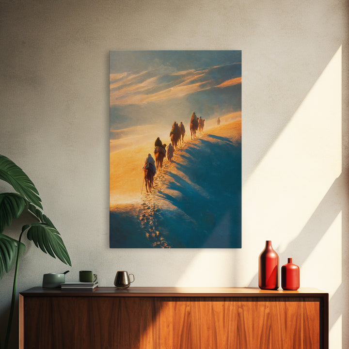 Dawn Of Promise – Framed Canvas Print – Christian Art Print – Christian Wall Art – Christmas Art – Christian Christmas – Modern Christian A
