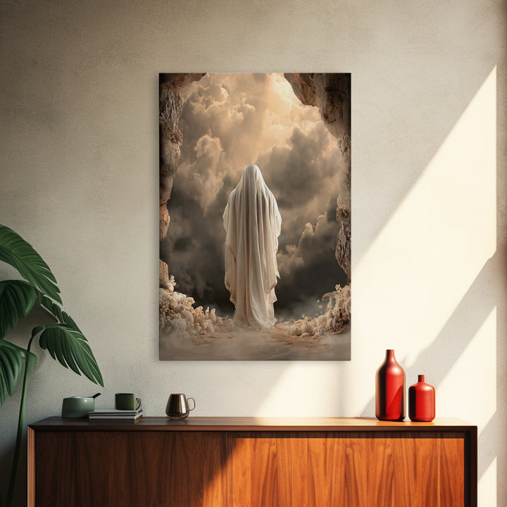 Risen Glory | Framed Canvas Print | Christian Wall Art | Jesus Painting | Christian Art Canvas | Large Christian Painting | Christian Art