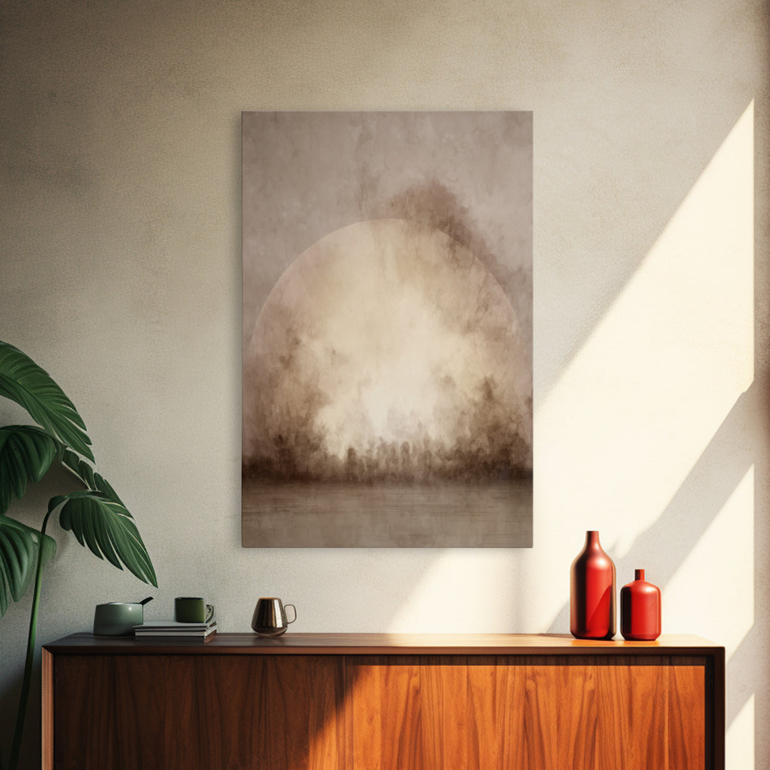 Dawn Of Hope - Framed Canvas Print - Christian Art Canvas - Christian Wall Art - Moody Christian Art - Christian Painting - Christian Gift