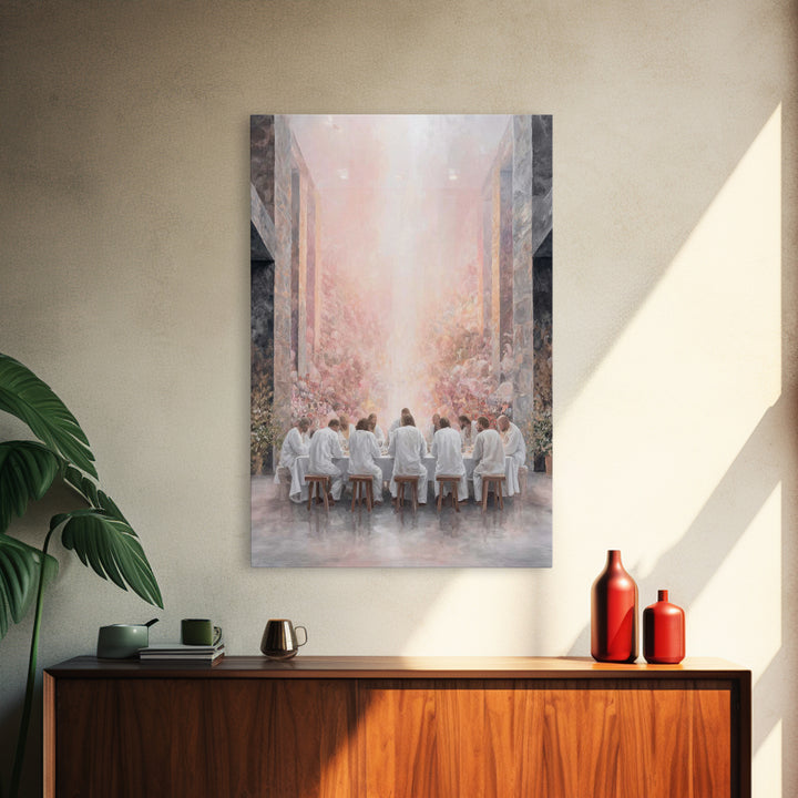 Bread Of Presence | Framed Canvas Print | Christian Art Canvas | Christian Wall Art | Christian Decor | Jesus Painting | Christian Gift | R