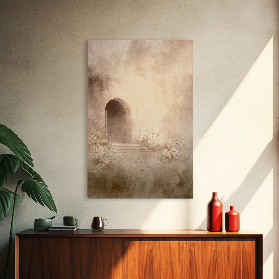 Quiet Redemption – Framed Canvas Print – Christian Art Canvas – Christian Wall Art – Jesus Painting – Subtle Christian Art