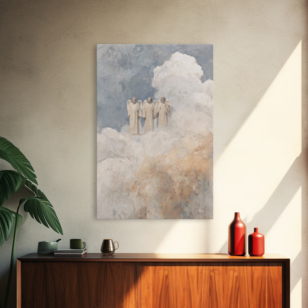 Ascension Grace – Framed Canvas Print – Christian Art – Christian Wall Art – Vintage Christian Art – Christian Art Canvas – Large Christian