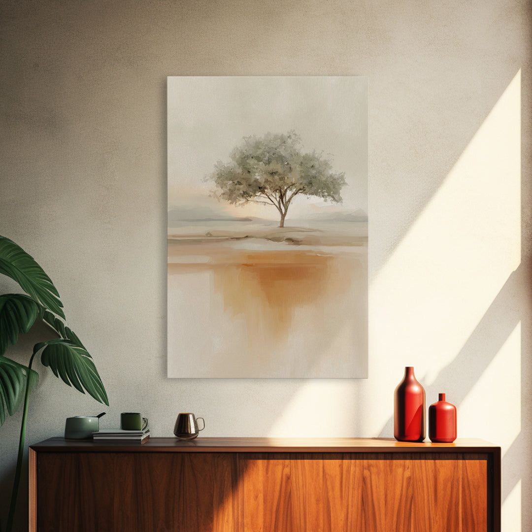 Rooted In Hope | Framed Canvas Print | Christian Wall Art | Christian Art Canvas | Unique Christian Art | Christian Decor | Subtle Christia