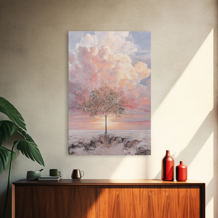 Dawn Of Renewal | Framed Canvas Print | Christian Art Canvas | Christian Wall Art | Christian Art Gift | Modern Christian Art | Christian D