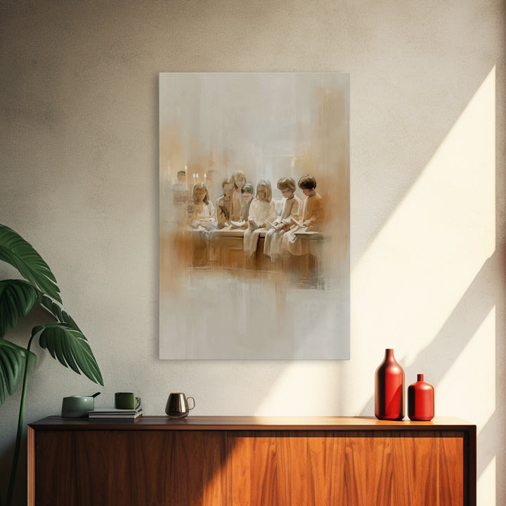 Children Of Light – Framed Canvas Print – Christian Wall Art – Christian Art Canvas – Christian Gift – Christian Art Prints