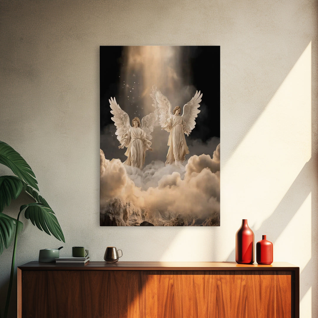 Gloria In Excelsis – Framed Canvas Print – Christian Art Canvas – Christian Wall Art – Christian Christmas Art – Christian Decor – Christma