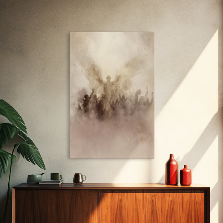Rise Of Glory – Framed Canvas Print – Christian Art Canvas – Christian Wall Art – Minimalist Christian Art – Christian Decor – Christian Gi