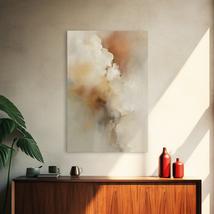 Celestial Drift – Framed Canvas Print – Christian Art Canvas – Abstract Christian Art – Christian Wall Art – Christian Decor – Christian Gi