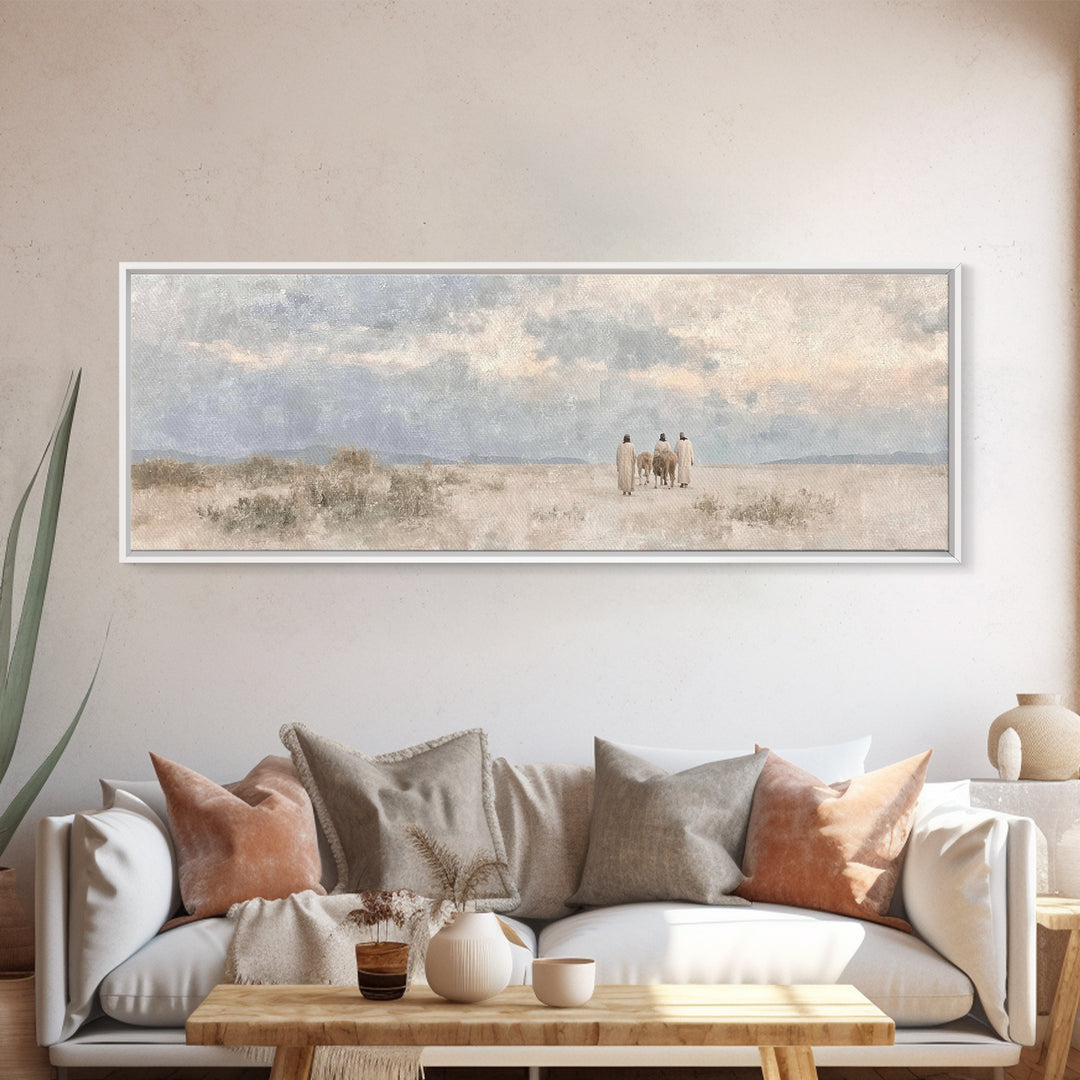 Star of Wonder Sky | Framed Canvas Print | Christian Wall Art | Panoramic Wall Art | Christian Art Canvas | Christmas Art | Jesus Painting