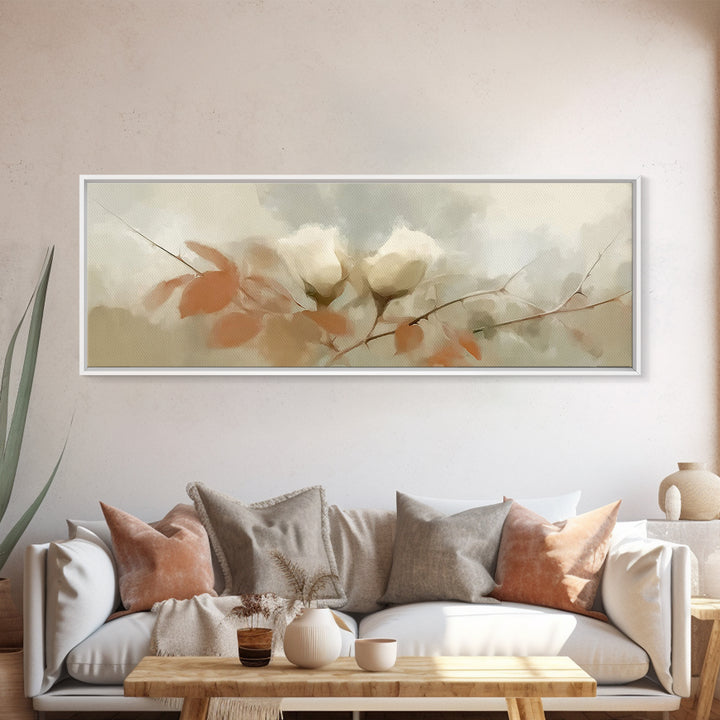 Hope In Bloom, Framed Canvas Print, Christian Art Canvas, Christian Wall Art, Panoramic Print, Christian Art, Christian Painting