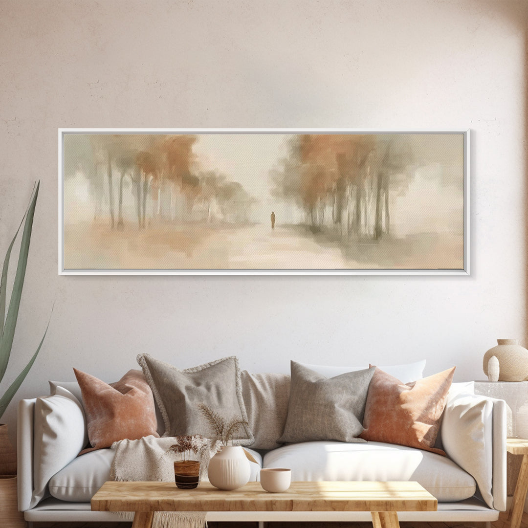 Dawn Of Salvation | Framed Canvas Print | Panoramic Art | Christian Art Canvas | Jesus Wall Art | Christian Christmas Art | Christian Decor