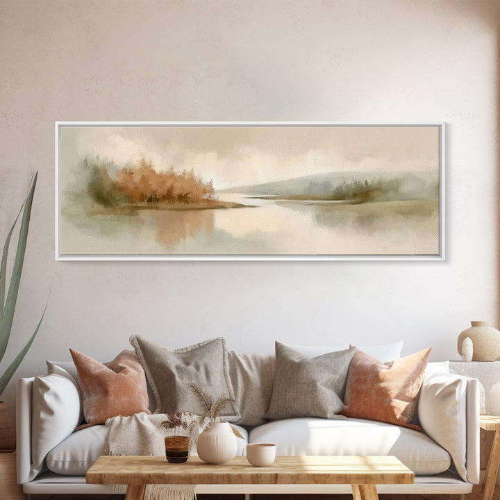 Prairie Prayer Light, Framed Canvas Print, Christian Wall Art, Christian Art Canvas, Christian Painting, Panoramic Frame, Christian Gift