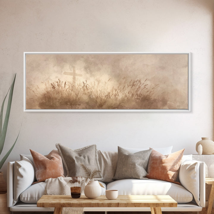 Path To Glory | Framed Canvas Print | Christian Wall Art | Christian Art Canvas | Extra Wide Art | Christian Gift