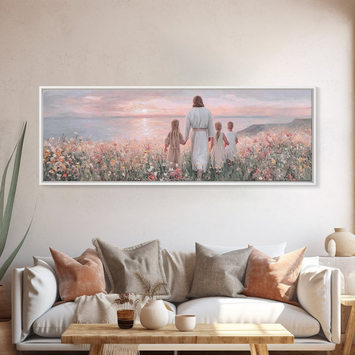 Horizon Of Faith – Framed Canvas Print – Christian Wall Art – Panoramic Art – Jesus Canvas Art – Christian Art Print – Christian Decor – Ch