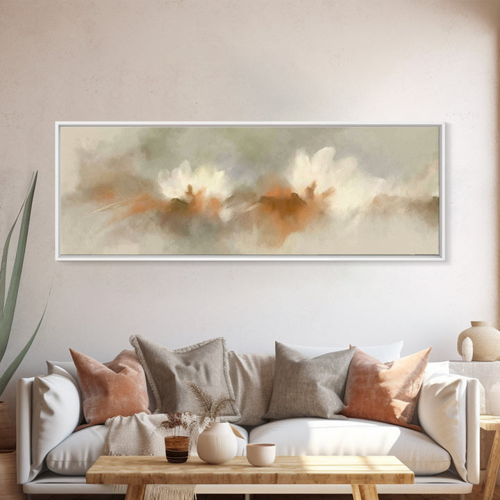 Celestial Children Grace, Framed Canvas Print, Christmas Art Prints, Christian Wall Art, Panoramic Painting, Christian Art Canvas, Christia