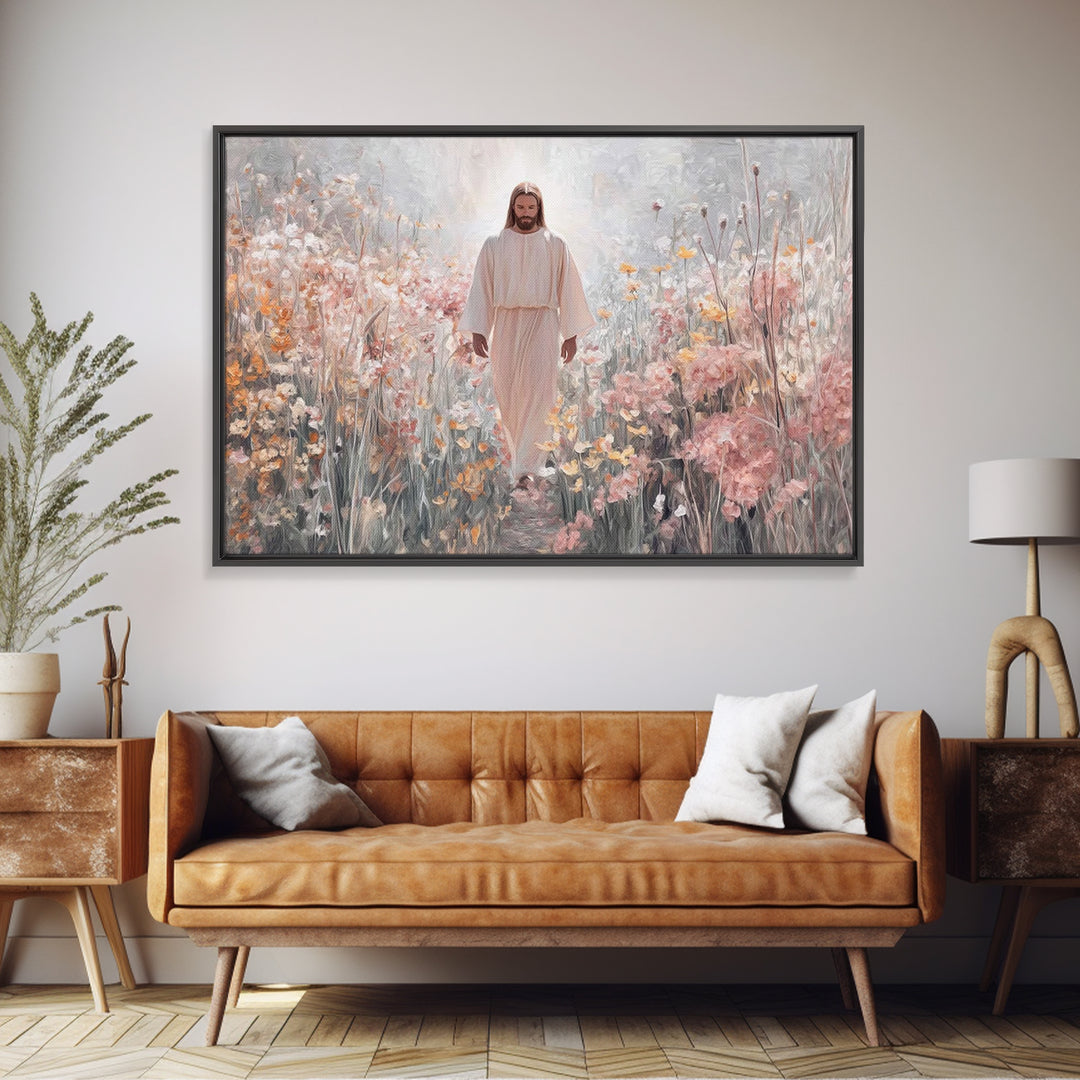 Light Of Mercy – Framed Canvas Print – Christian Art Canvas – Christian Wall Art – Jesus Painting – Christmas Art – Christian Gift Ideas