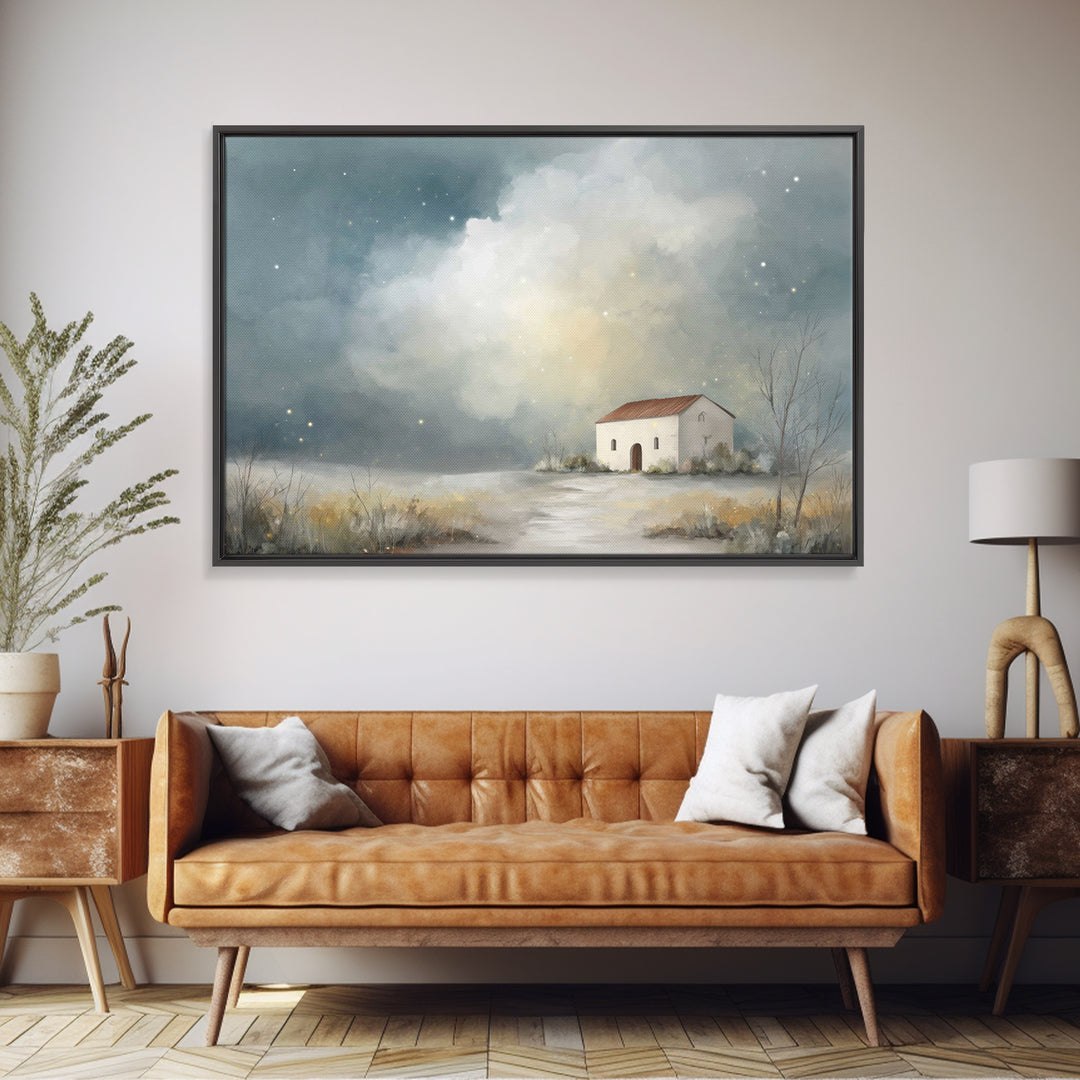 Chapel Of Stars, Framed Canvas Print, Christian Wall Art, Christian Art Canvas, Christian Art, Christian Decor, Subtle Christian Art