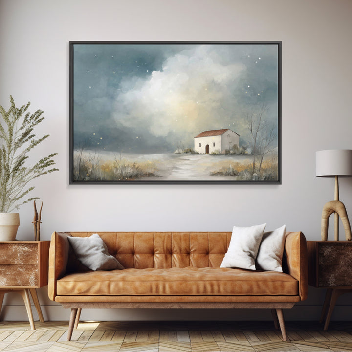 Chapel Of Stars, Framed Canvas Print, Christian Wall Art, Christian Art Canvas, Christian Art, Christian Decor, Subtle Christian Art