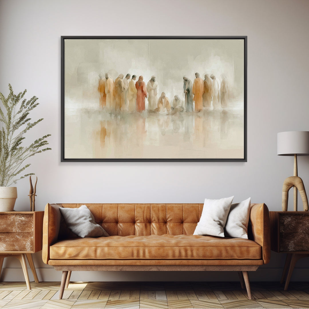 Desert Disciples – Framed Canvas Print – Christian Art Canvas – Christian Paintings – Jesus Painting – Christian Wall Art