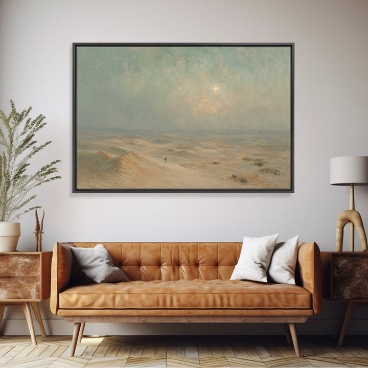 Sacred Horizon – Framed Canvas Print – Christian Christmas Art – Christian Wall Art – Christian Art Canvas – Christmas Art – Christian Gift