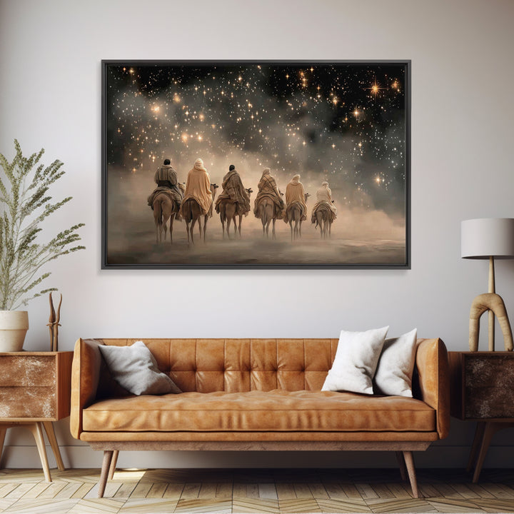 Silent Redemption – Framed Canvas Print – Christian Art Work – Moody Christian Art – Christian Wall Art – Abstract Christian Art – Christia
